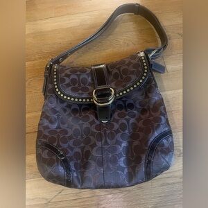 NWOT Dark Brown COACH F12852 Vintage Crossbody Bag